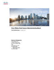 Cisco Webex Desk Camera Administratorhandbuch