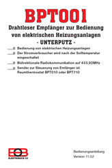 Elektrobock BT001 Bedienungsanleitung