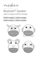 nedis SPBT4100GY Kurzanleitung