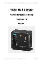 Siemens Power Rail Booster Anwenderbeschreibung