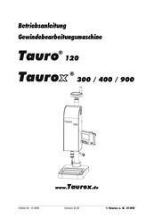 Taurox 900 Betriebsanleitung