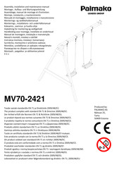 Lemeks Palmako MV70-2421 Montage-, Aufbau- Und Wartungsanleitung