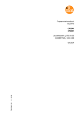 ifm CR2052 Programmierhandbuch