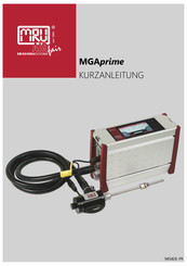 MRU MGAprime Kurzanleitung