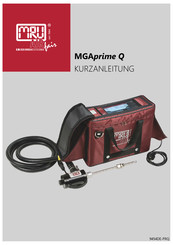 MRU MGAprime-Q Kurzanleitung