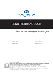Kaysun KCIS-140 DTR11 Benutzerhandbuch