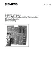 Siemens SIKOSTART 3RW34 Betriebsanleitung