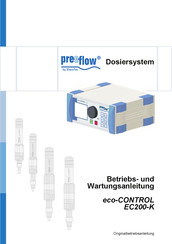 ViscoTec preeflow eco-CONTROL EC200-K Betriebs- Und Wartungsanleitung