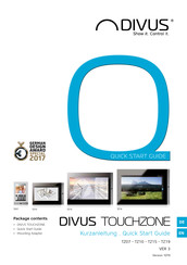 Divus Touchzone TZ10 Kurzanleitung