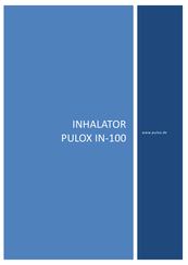 Novidion PULOX IN-100 Bedienungsanleitung