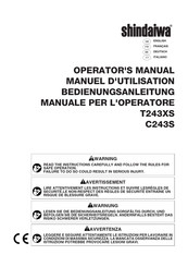Shindaiwa T243XS-SF Bedienungsanleitung