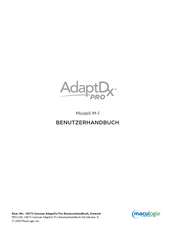 MacuLogix AdaptDx Pro Benutzerhandbuch