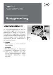 Meyra 9.050 Montageanleitung