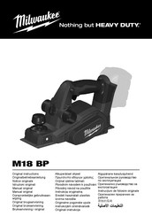 Milwaukee M18 BP-0 Originalbetriebsanleitung