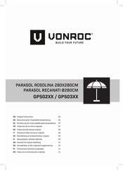 VONROC GP502-Serie Bersetzung Der Originalbetriebsanleitung