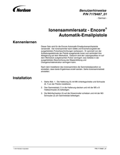 Nordson Encore Benutzerhinweise