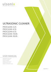 ulsonix PROCLEAN 4.5S Bedienungsanleitung