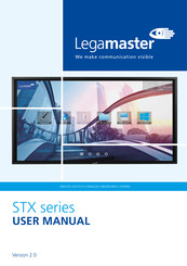 Legamaster STX-7550UHD Benutzerhandbuch