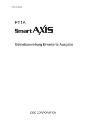 IDEC FT1A FT9Y-B1384 SmartAXIS Betriebsanleitung