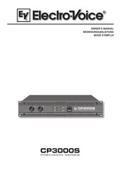 Electro-Voice CP3000S Serie Bedienungsanleitung