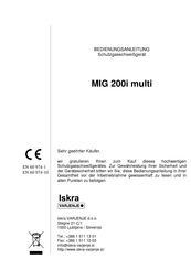 Iskra MIG 200i multi Bedienungsanleitung