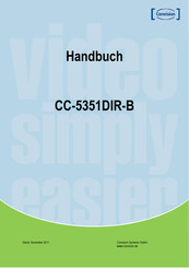 Convision CC-5351DIR-B Handbuch