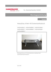 Hammerbacher VHD42008S Serie Montageanleitung