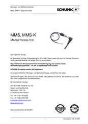 SCHUNK MMS-K Serie Montage- Und Betriebsanleitung