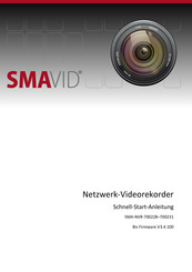 SMAVID SMA-NVR-700230 Schnellstartanleitung