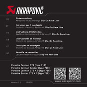Akrapovic Slip-On Race Line Einbauanleitung