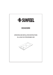 SUNFEEL DO4230IN Bedienungs- Und Installationsanleitung