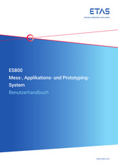 ETAS ES886 Benutzerhandbuch