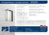 Pauli + Sohn 8962ZN Montageanleitung