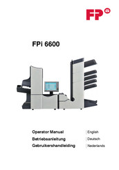 Francotyp-Postalia FPi 6600 Betriebsanleitung