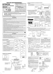 Hitachi RAF-50QH8 Montageanleitung