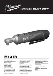 Milwaukee M12 IR-201B Originalbetriebsanleitung