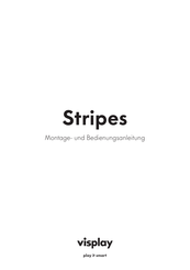 visplay Stripes Montage- Und Bedienungsanleitung