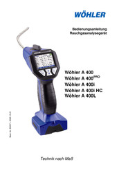 Wohler A 400PRO Bedienungsanleitung