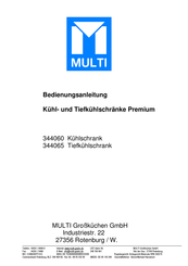 Multi Premium 344065 Bedienungsanleitung