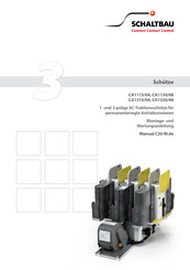 Schaltbau CA1315/04 Montage- Und Wartungsanleitung