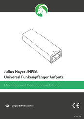 Julius Mayer JMFEA Montage- Und Bedienungsanleitung