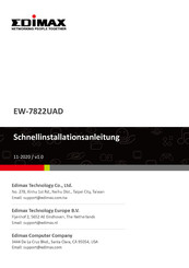 Edimax EW-7822UAD Schnellinstallationsanleitung