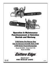 Cutters Edge CE2186RS-12 Betrieb Und Wartung