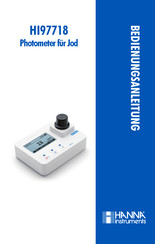 Hanna Instruments HI97718C Bedienungsanleitung