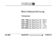 delko SVF1700 Betriebsanleitung