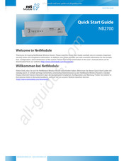 NetModule NB2700 Schnellstartanleitung