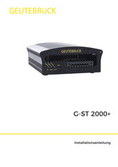 Geutebruck G-ST 2000+ Installationsanleitung