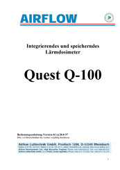 Airflow Quest Q-100 Bedienungsanleitung