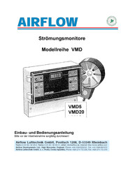 Airflow VMD20 Einbau- Und Bedienungsanleitung