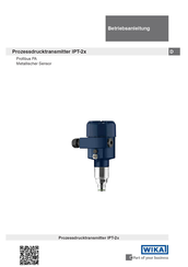Wika IPT-2 Serie Betriebsanleitung